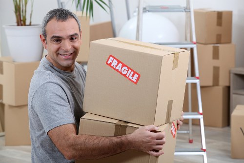 Moving checklist and packing supplies prepared for an Ireland house move