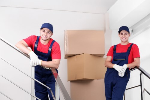 Professional Irish removals planning and organizing a move