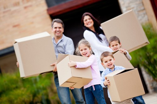 Commercial office relocation with furniture and equipment